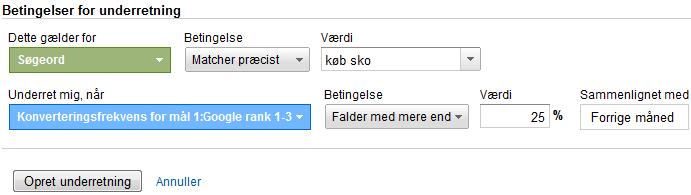 underretning